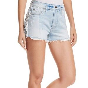 Pistola Winston High-Rise Cutoff Denim Shorts in Fast Lane